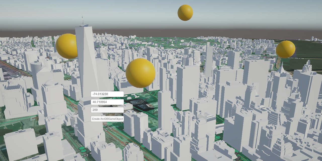 ArcGIS GameObjects Screenshot